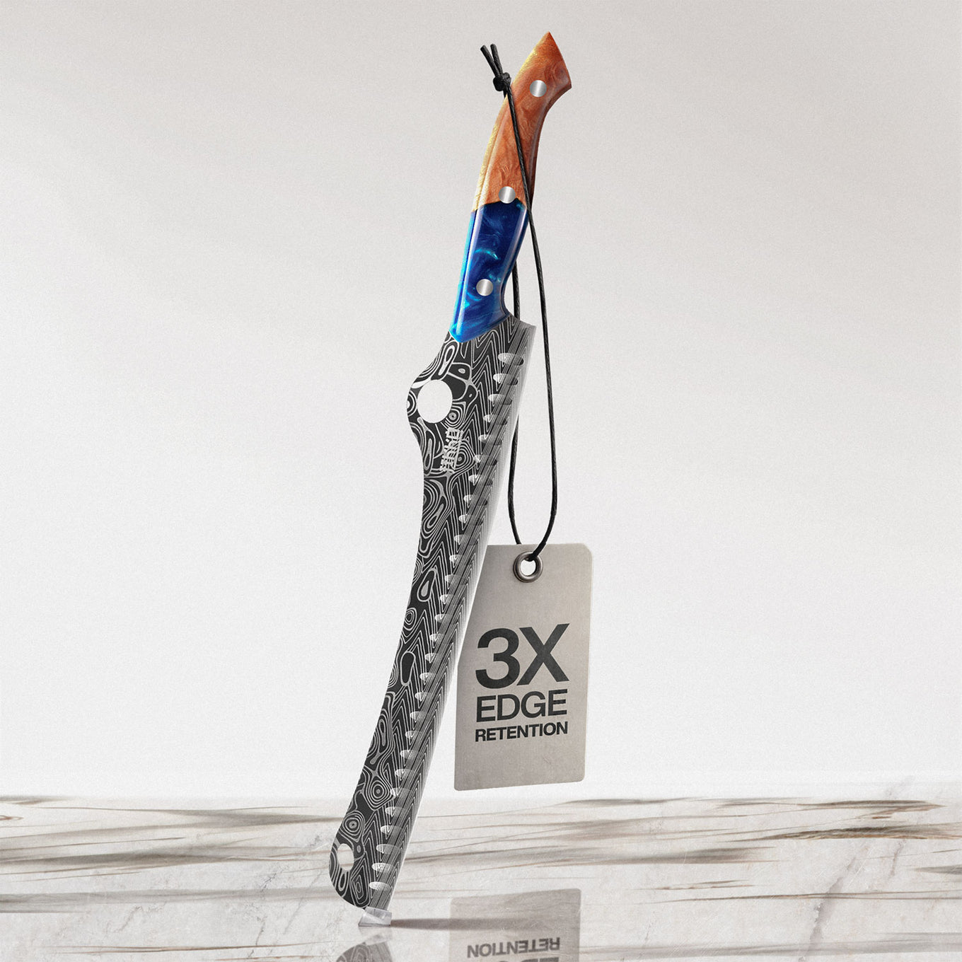 The SteelFang Blue Edition – Brisket Knife by JIKKO®