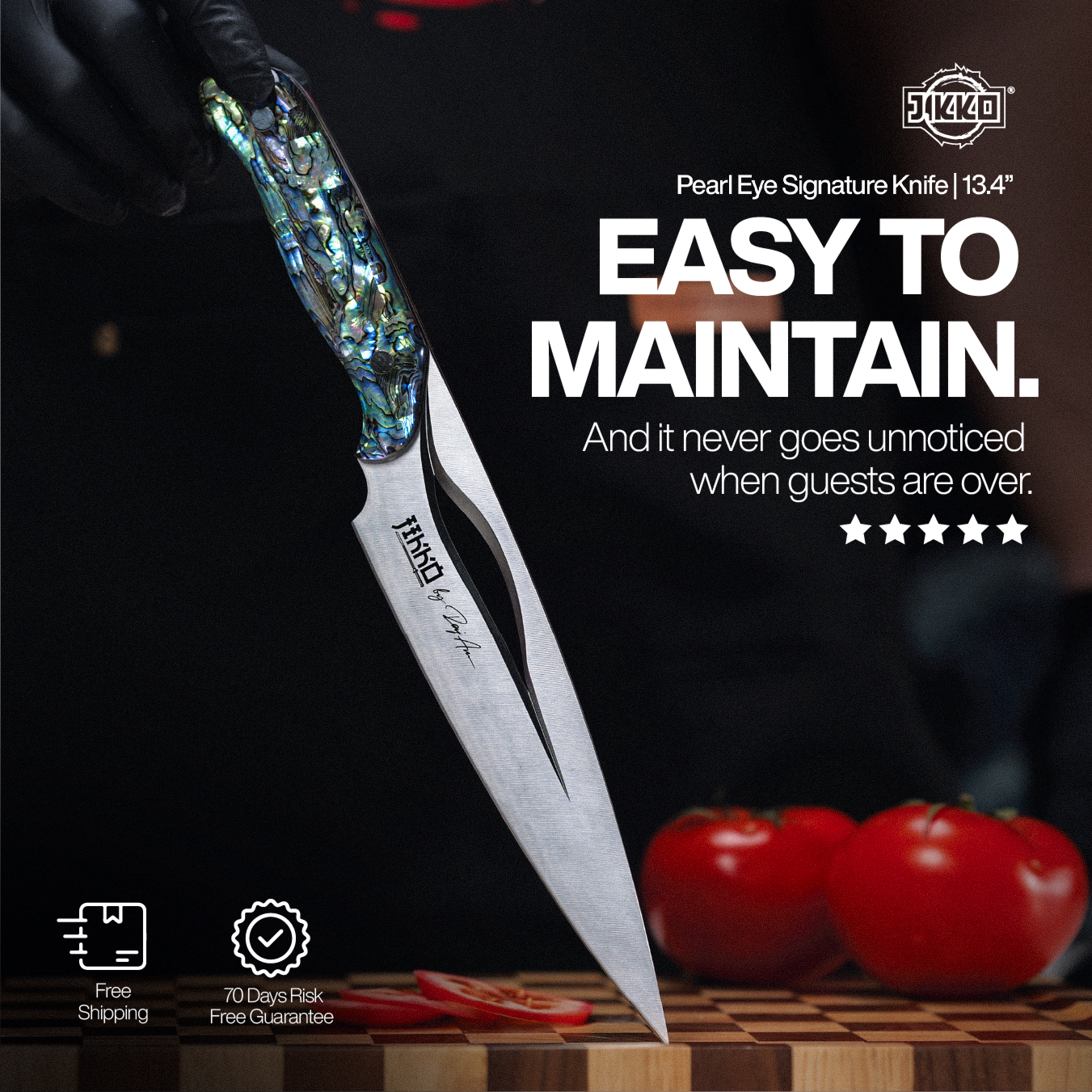 The Pearl Eye Edition – Signature Knife by JIKKO®