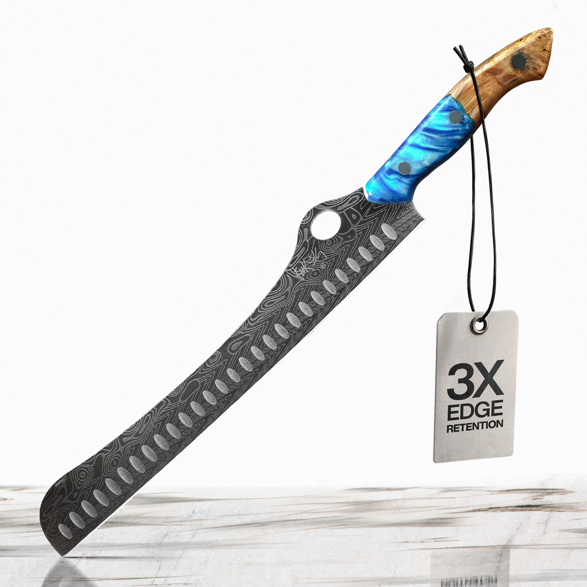 The SteelFang Blue Edition  – Brisket Knife by JIKKO®