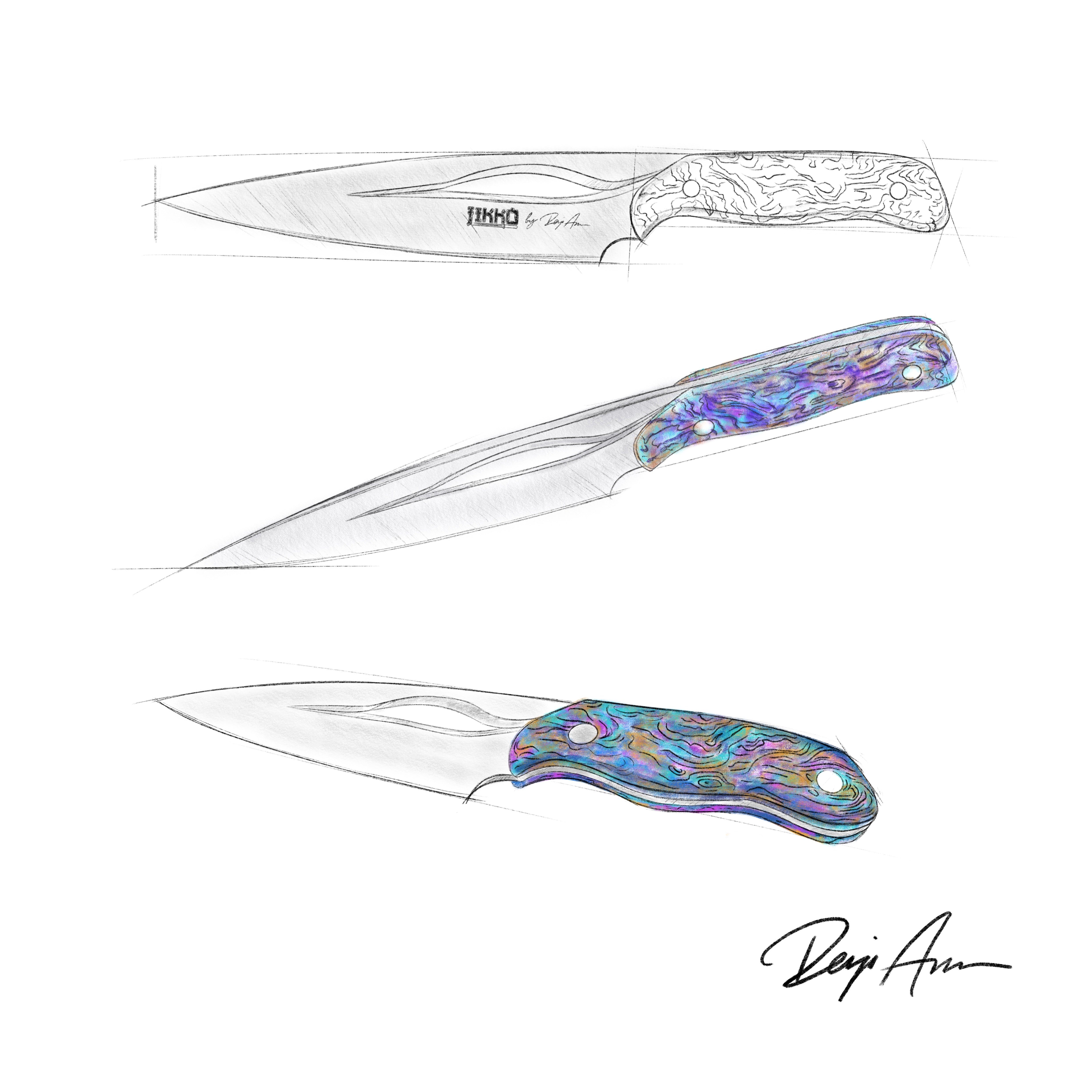 The Pearl Eye Edition – Signature Knife by JIKKO®