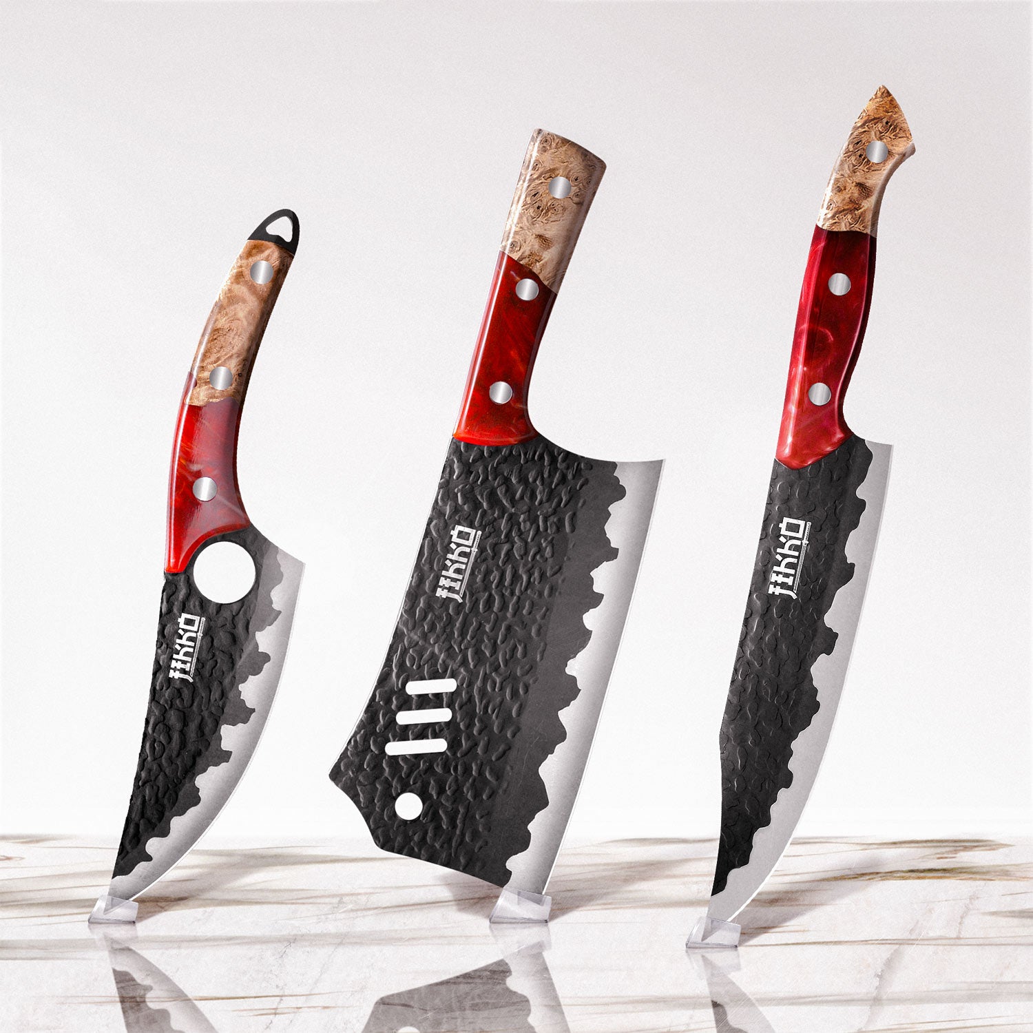 The Phoenix Edition by JIKKO® (3 Knives)