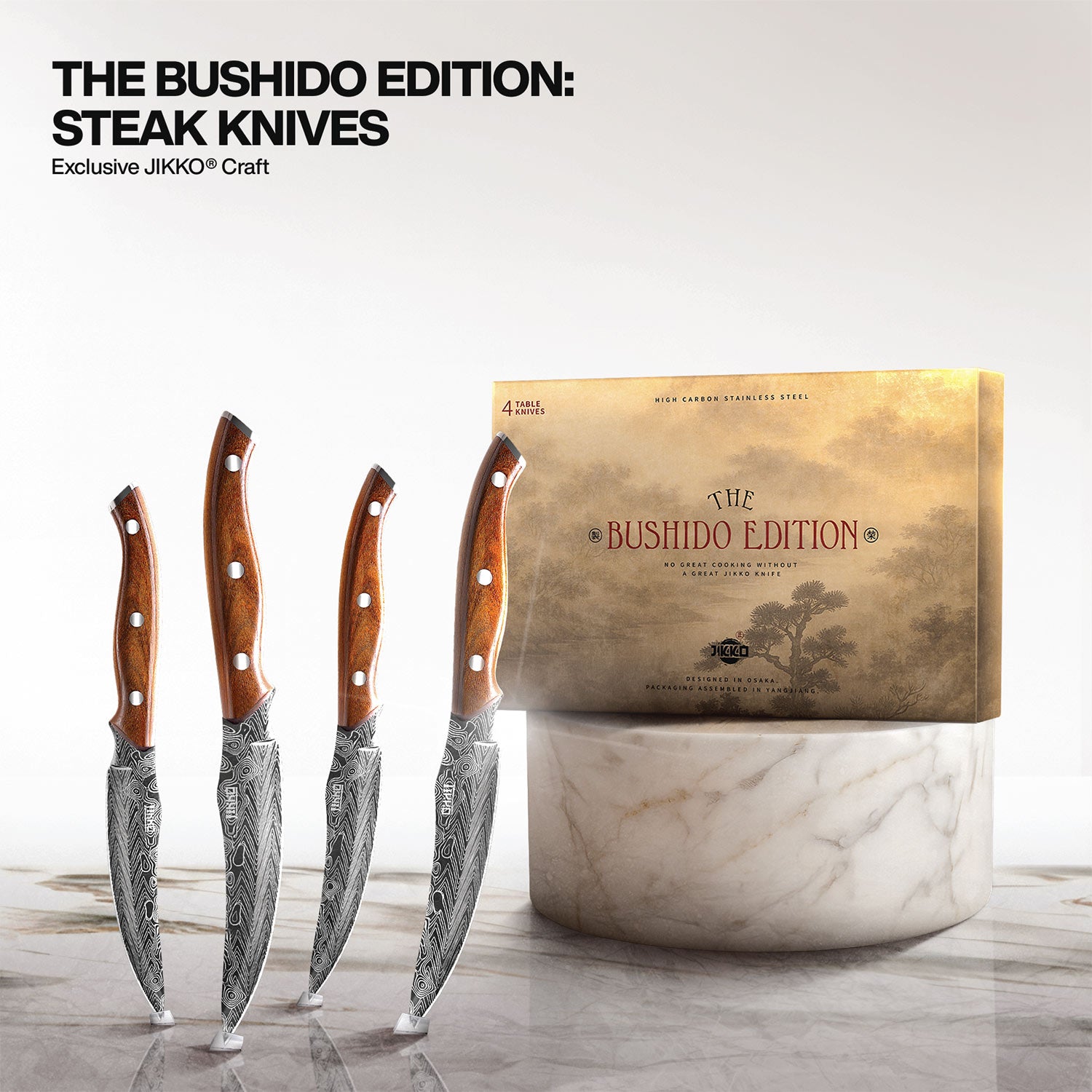 The Bushido Edition – Steak Knives by JIKKO®