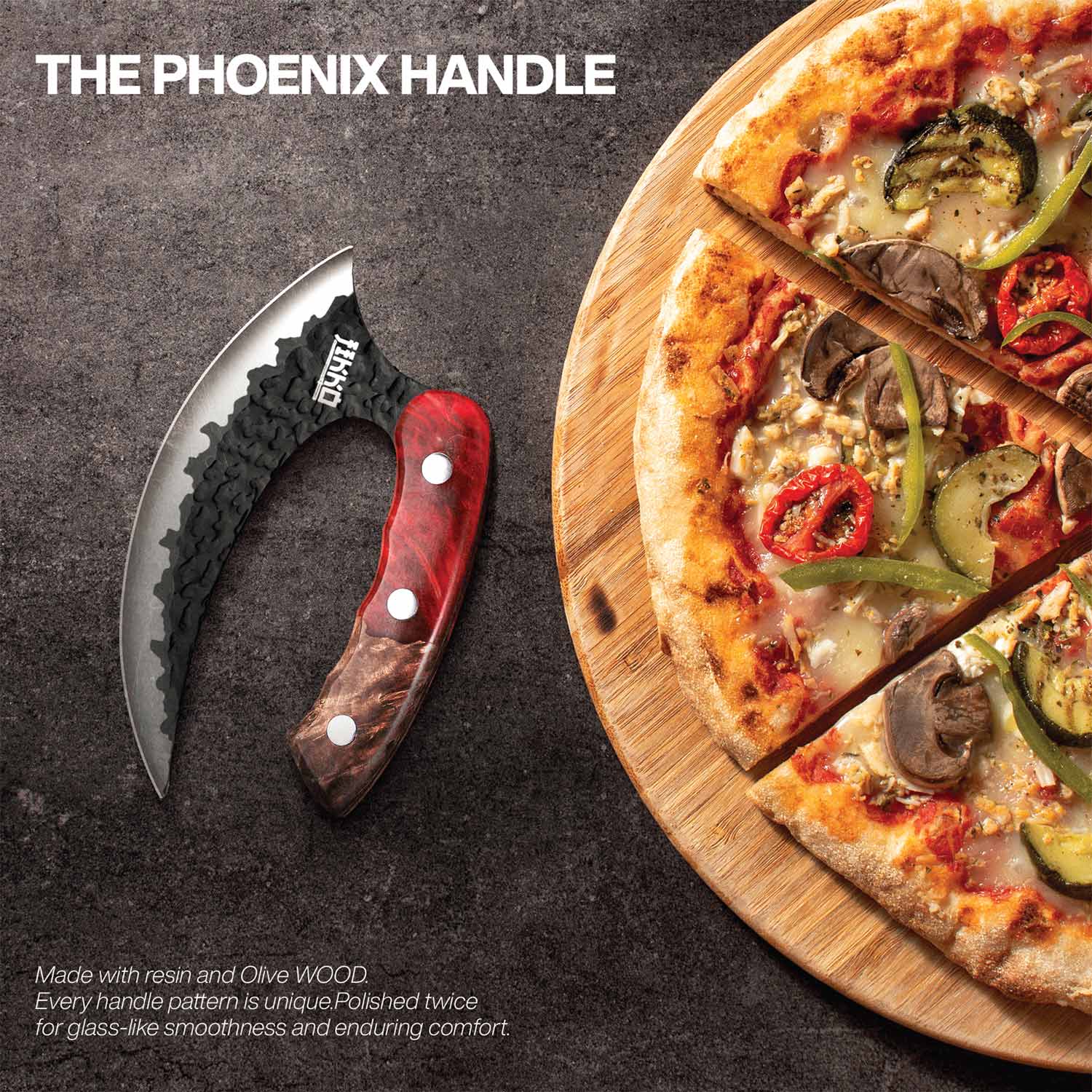 The Phoenix Edition – ULU Pizza Slicer by JIKKO®