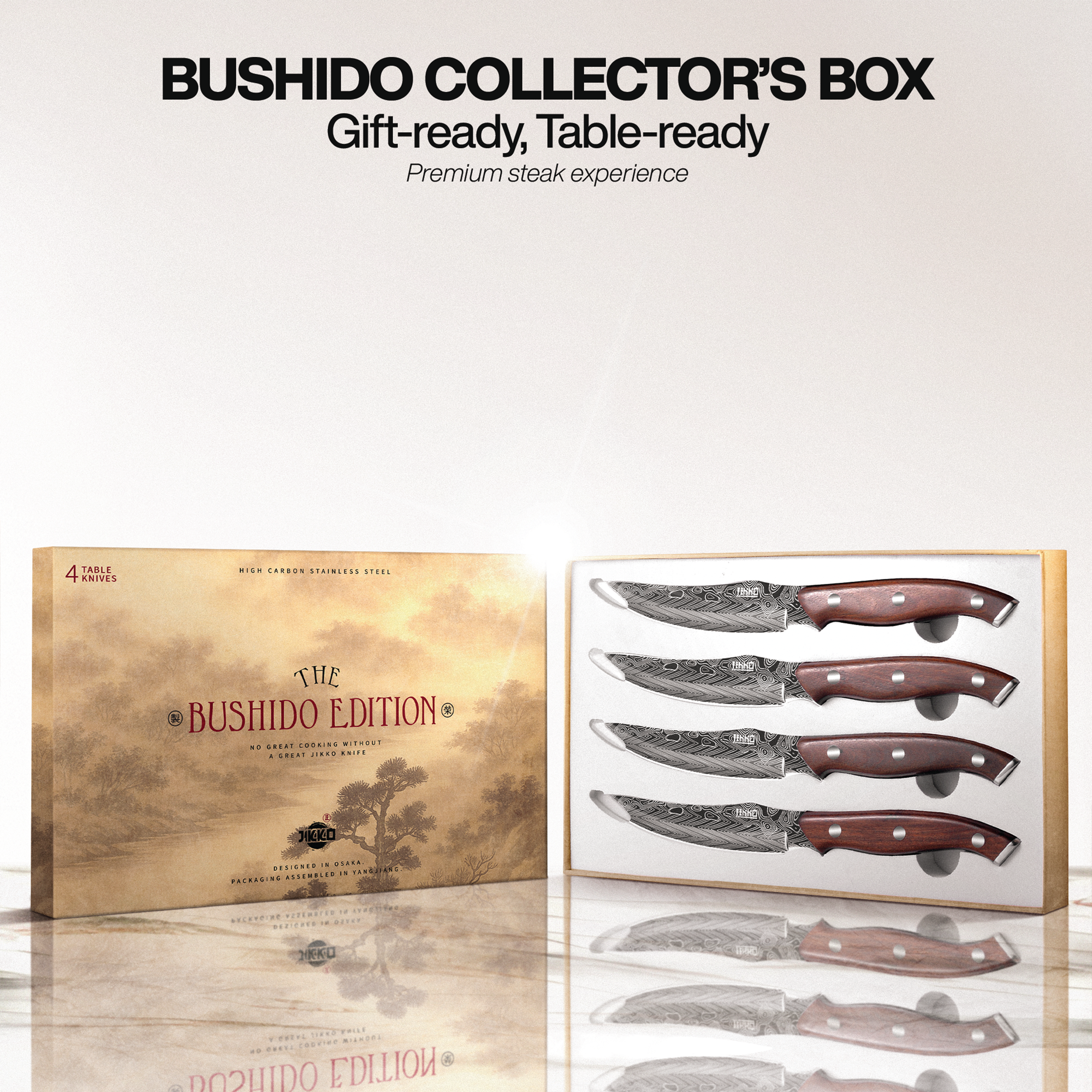 The Bushido Edition – Steak Knives by JIKKO®