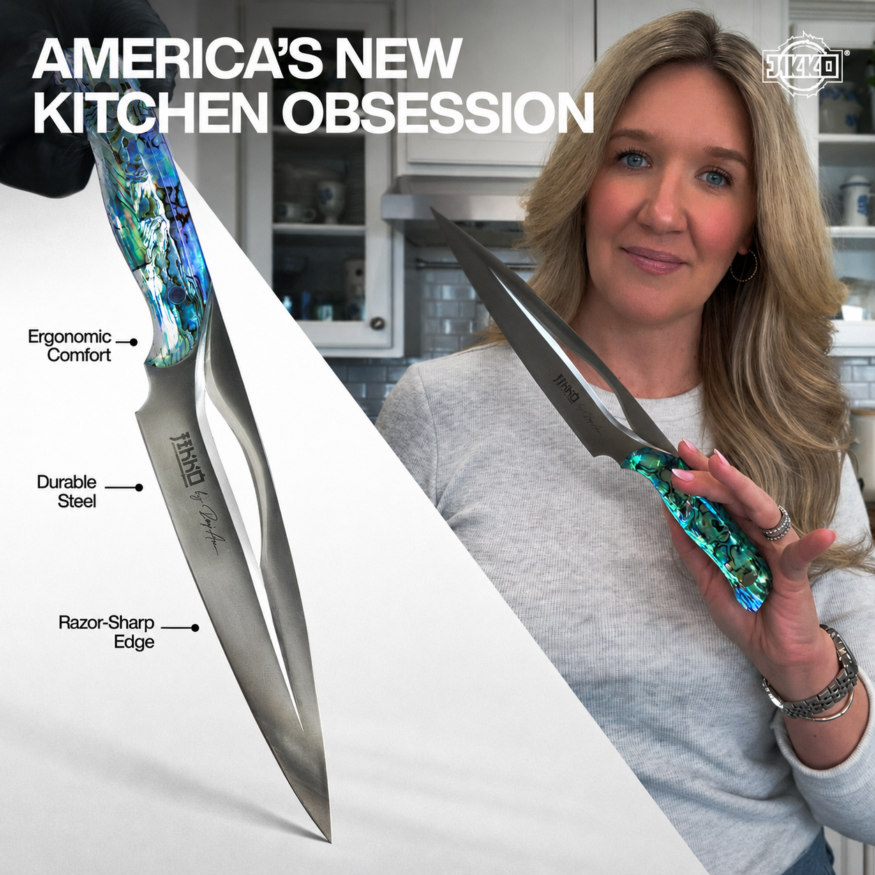 The Pearl Eye Edition – Signature Knife by JIKKO®