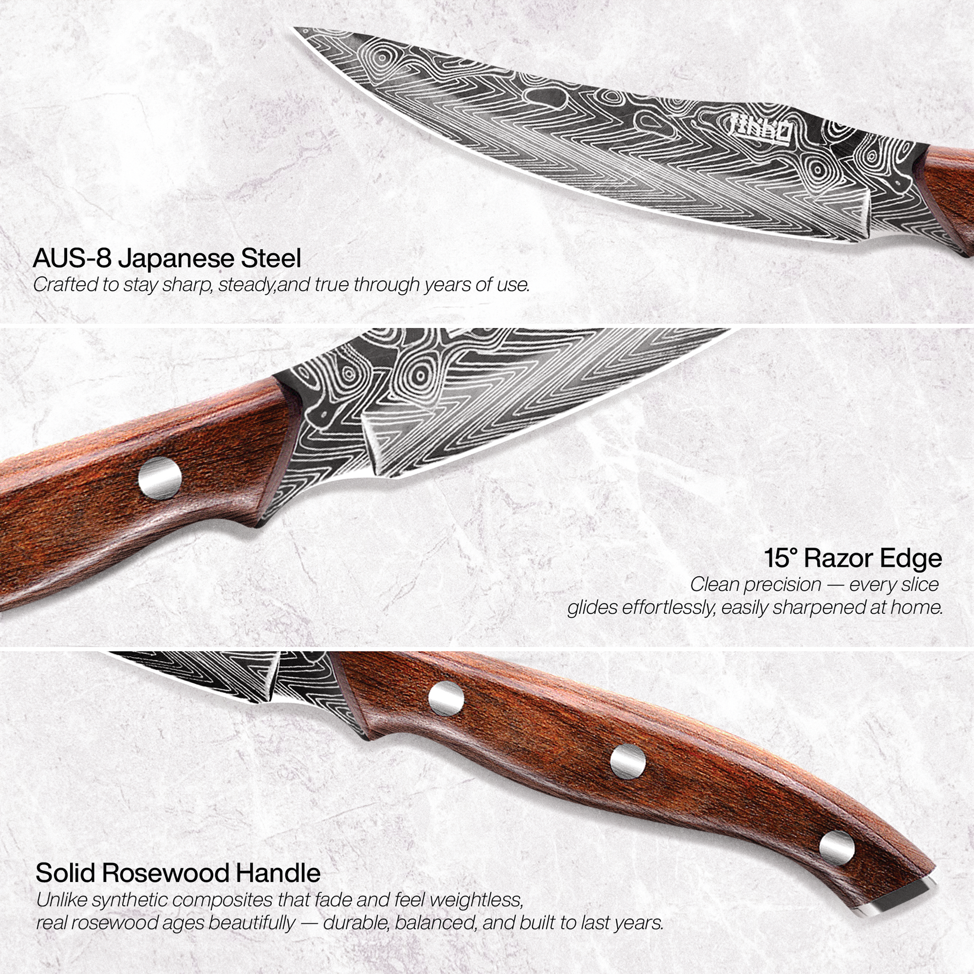 The Bushido Edition – Steak Knives by JIKKO®