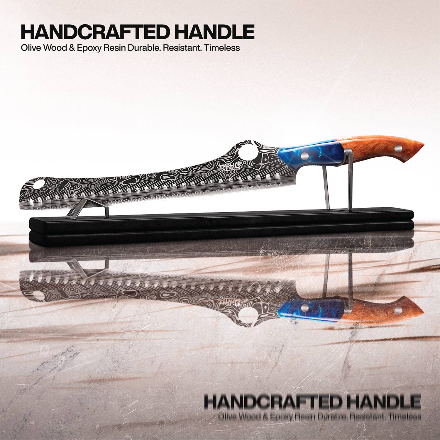 The SteelFang Blue Edition  – Brisket Knife by JIKKO®