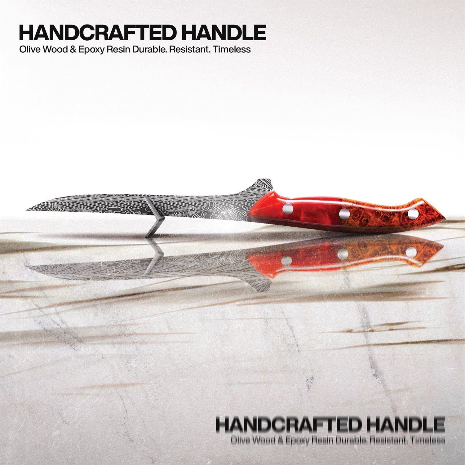 The SteelFang RED Edition – Brisket & Fillet Knife Set by JIKKO®