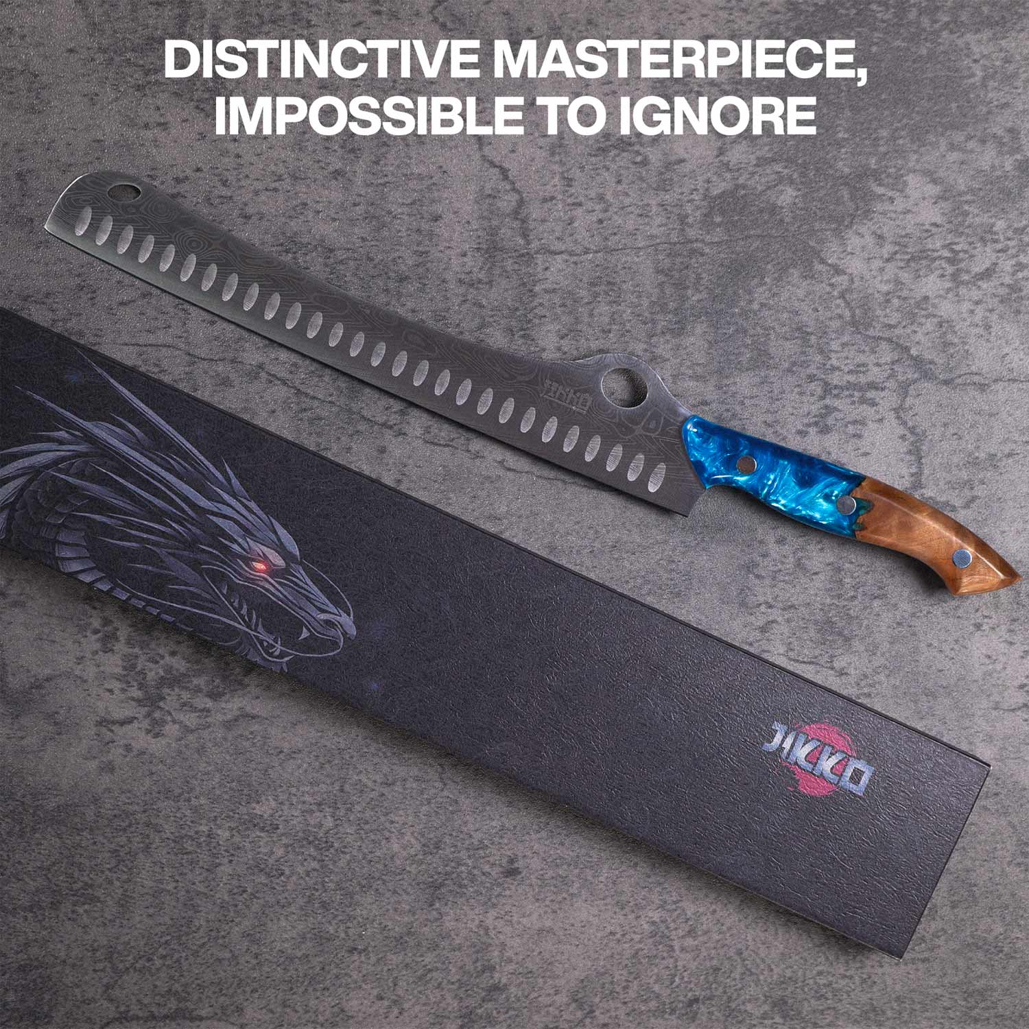 The SteelFang Blue Edition  – Brisket Knife by JIKKO®