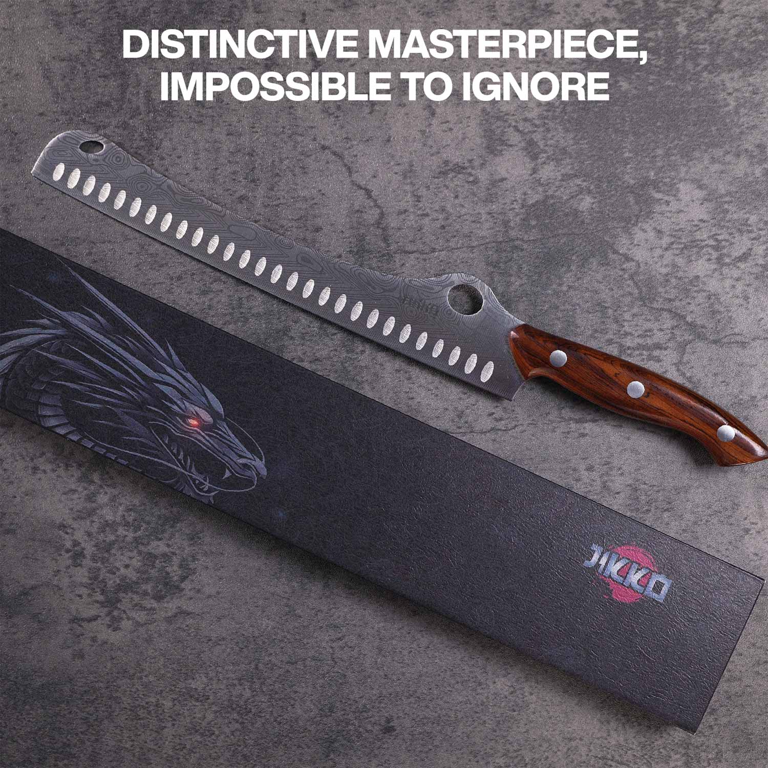 The SteelFang Rosewood Edition – Brisket Knife by JIKKO®