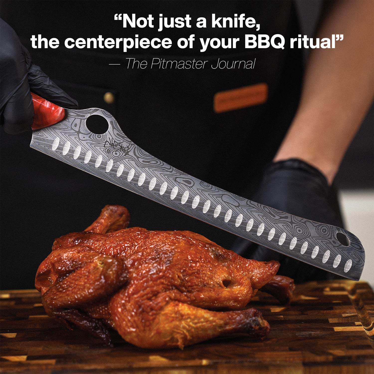 The SteelFang RED Edition – Brisket & Fillet Knife Set by JIKKO®