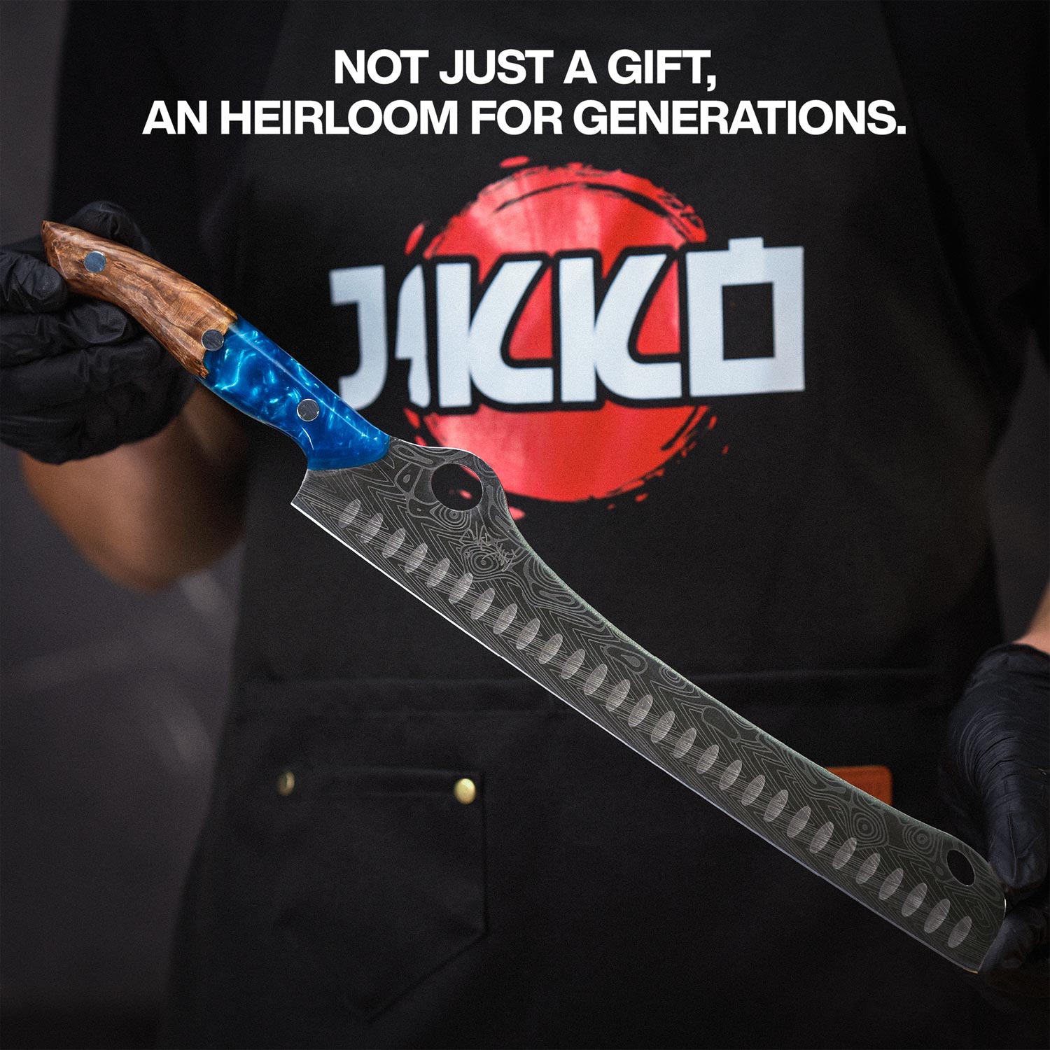 The SteelFang Blue Edition – Brisket Knife by JIKKO®