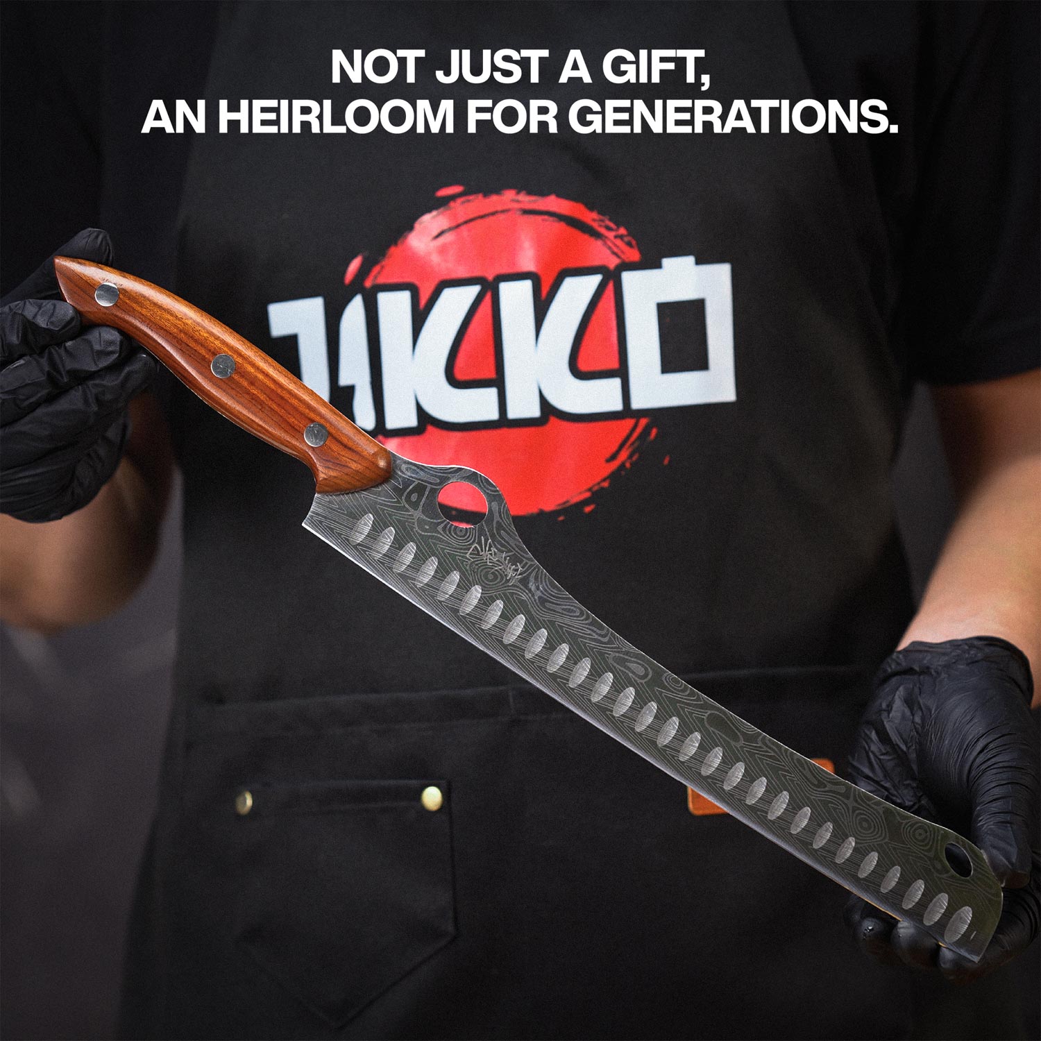 The SteelFang Rosewood Edition – Brisket Knife by JIKKO®